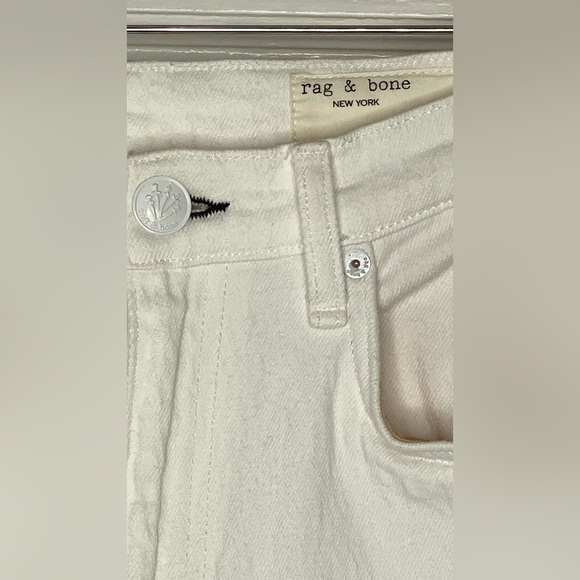 RAG & BONE NWOT Optic White Denim Modele Jeans - Picture 2 of 7